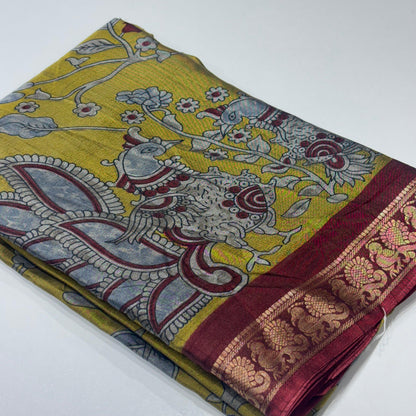 Lightweight Printed Crepe Saree