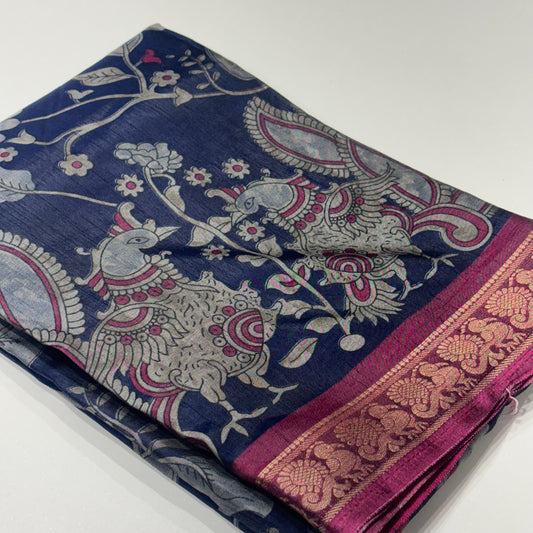 Lightweight Printed Crepe Saree