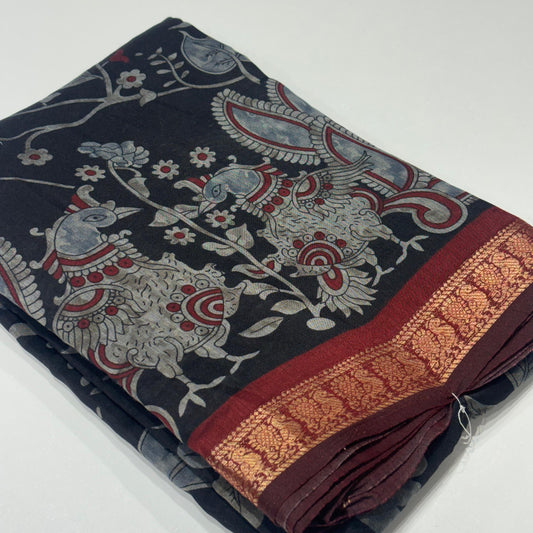 Lightweight Printed Crepe Saree