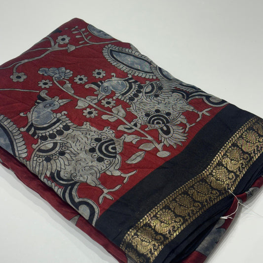 Lightweight Printed Crepe Saree