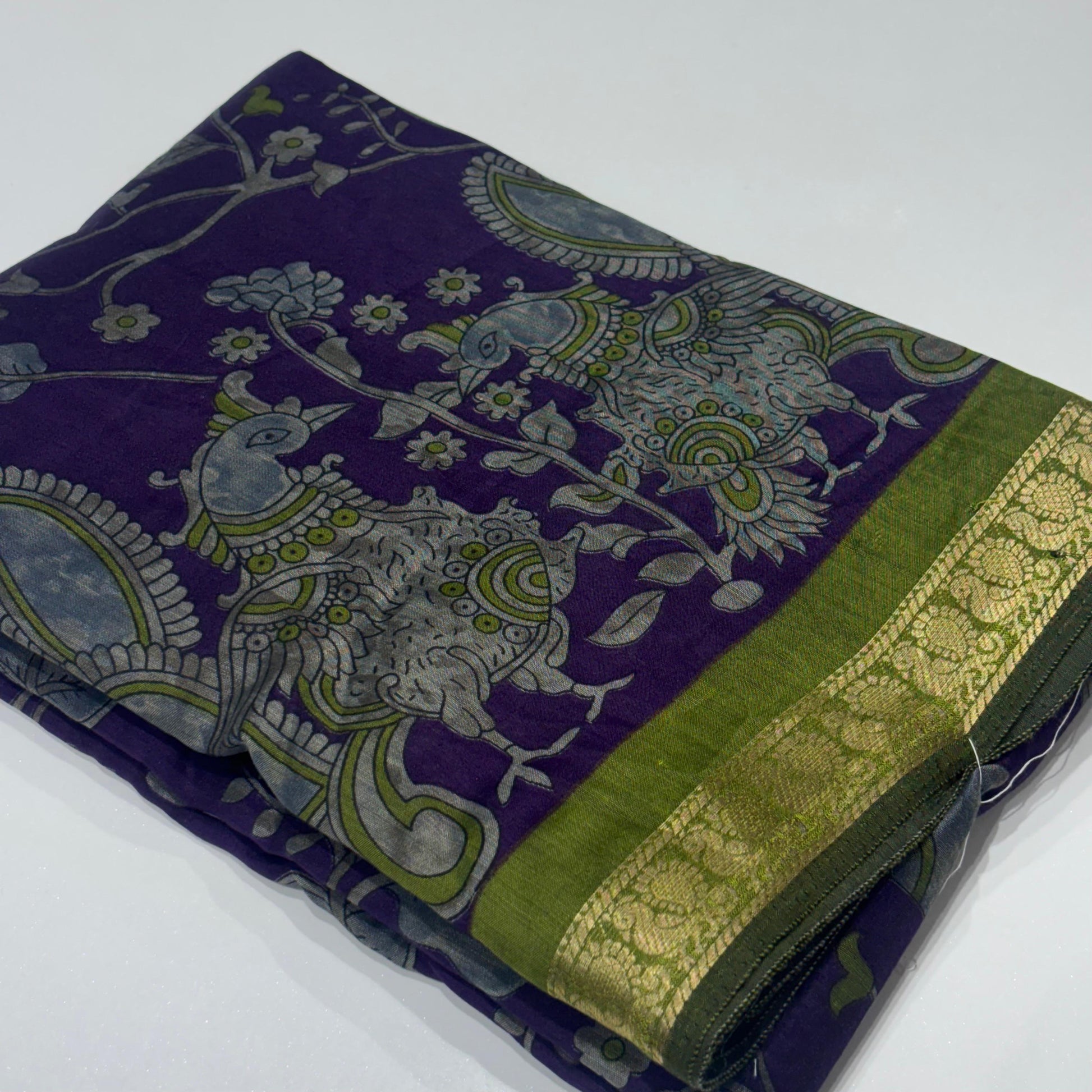 Lightweight Printed Crepe Saree