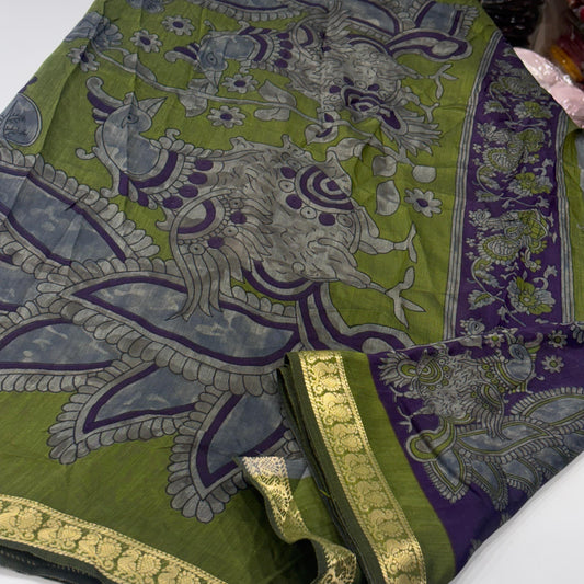 Lightweight Printed Crepe Saree