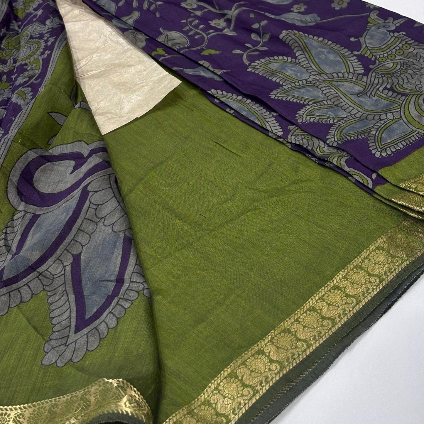 Lightweight Printed Crepe Saree