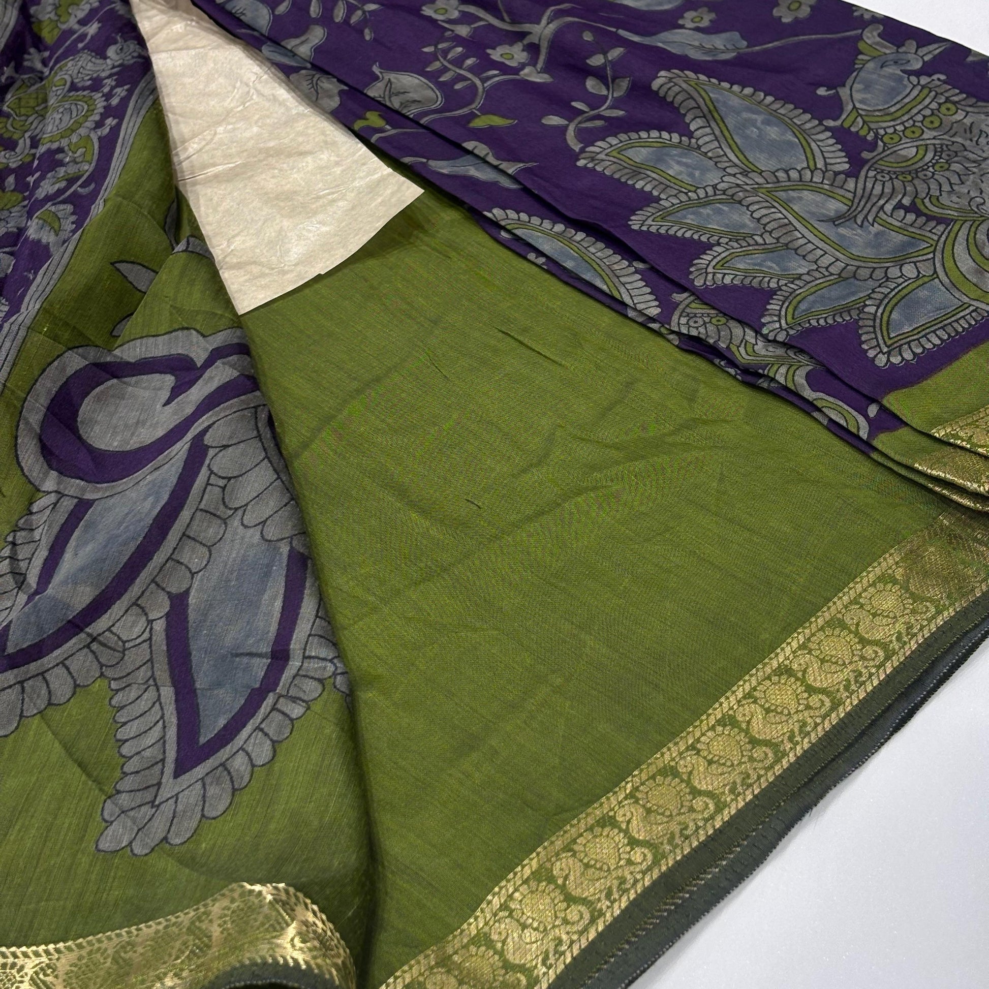 Lightweight Printed Crepe Saree