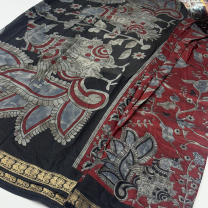 Lightweight Printed Crepe Saree