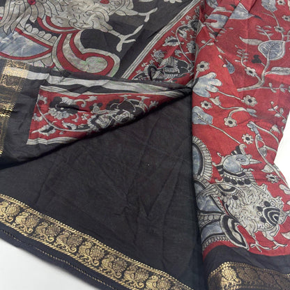 Lightweight Printed Crepe Saree
