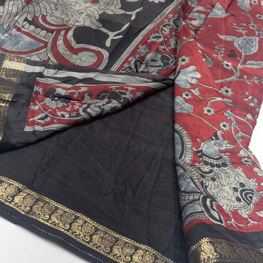 Lightweight Printed Crepe Saree