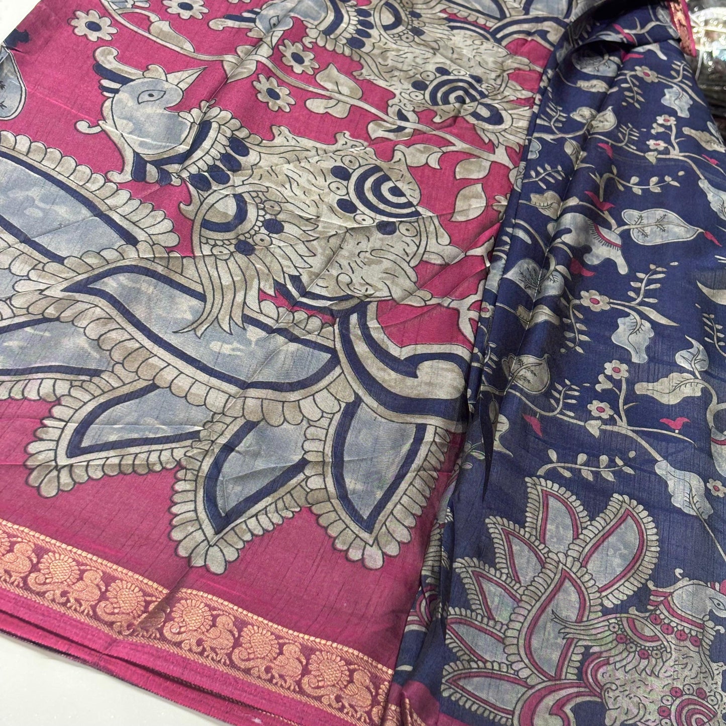 Lightweight Printed Crepe Saree
