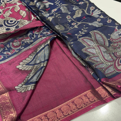 Lightweight Printed Crepe Saree
