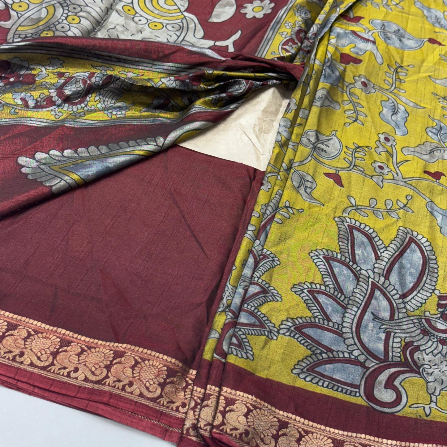 Lightweight Printed Crepe Saree