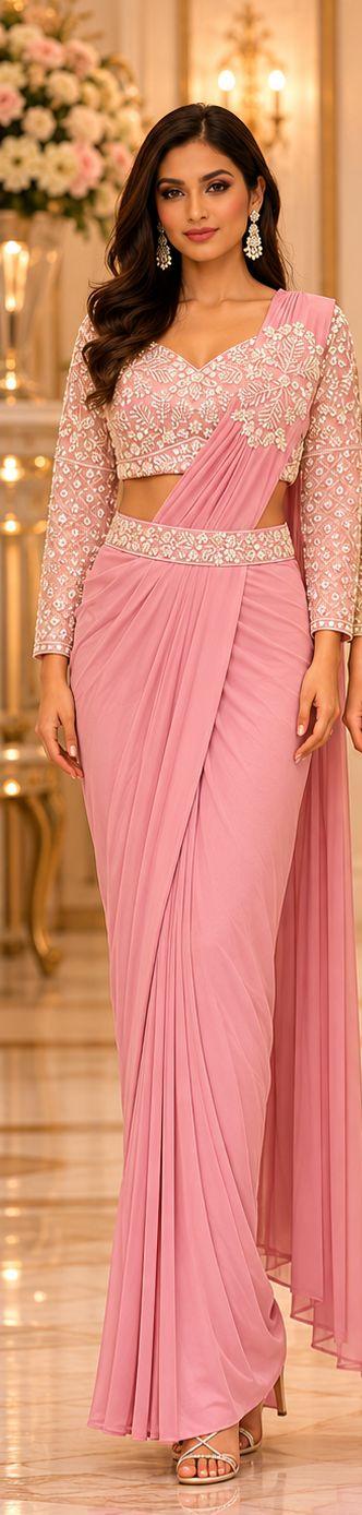Ready Made Designer Saree