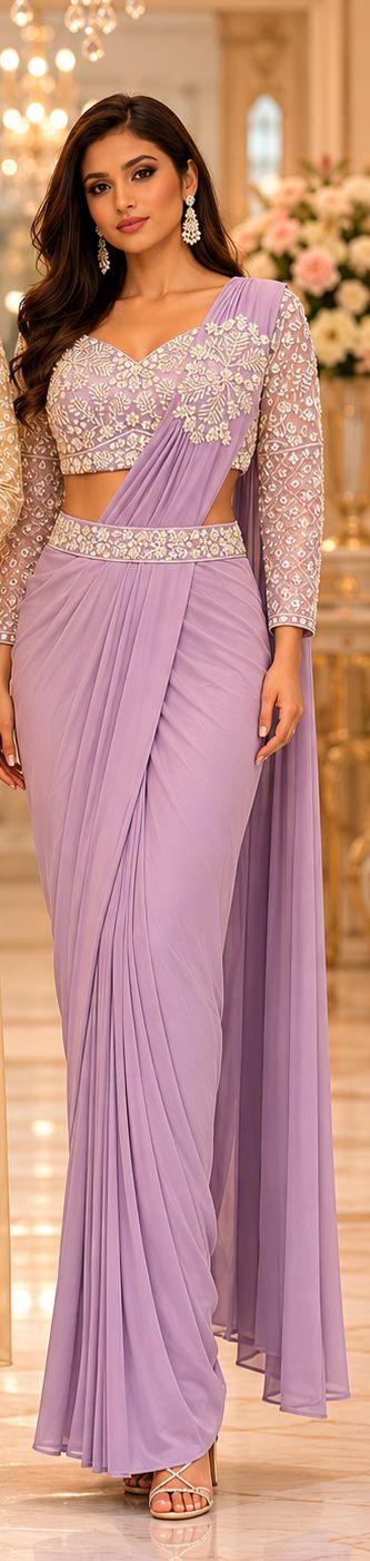 Ready Made Designer Saree