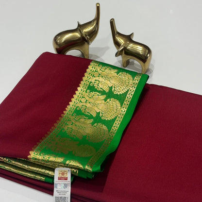 Pure Mysore Crepe Silk Saree