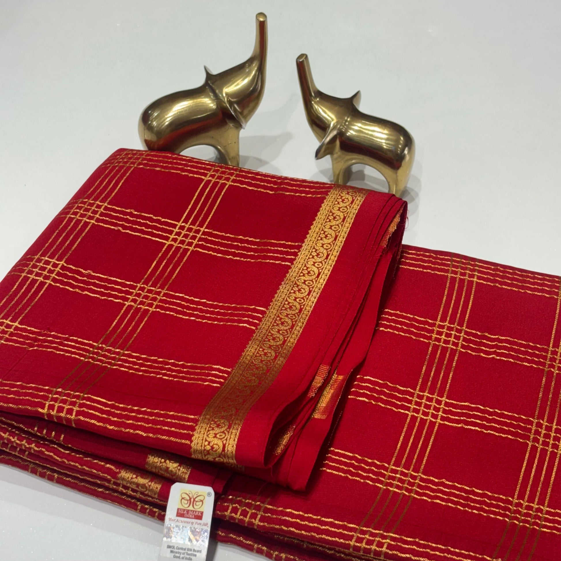 Pure Mysore Crepe Silk Saree