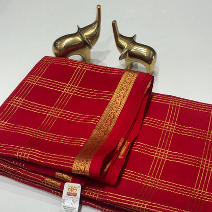 Pure Mysore Crepe Silk Saree
