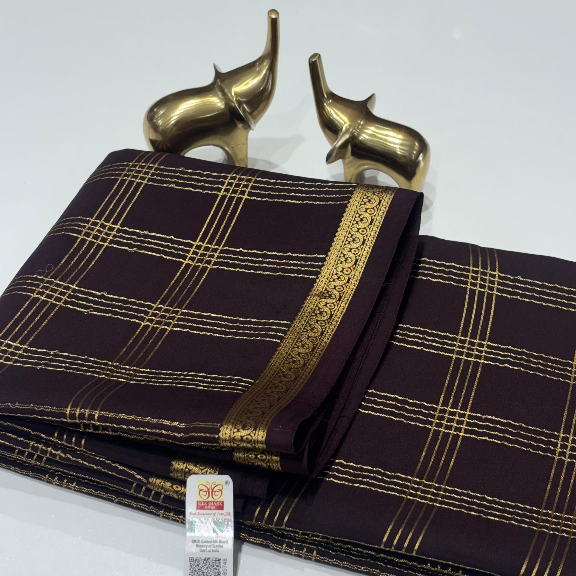 Pure Mysore Crepe Silk Saree