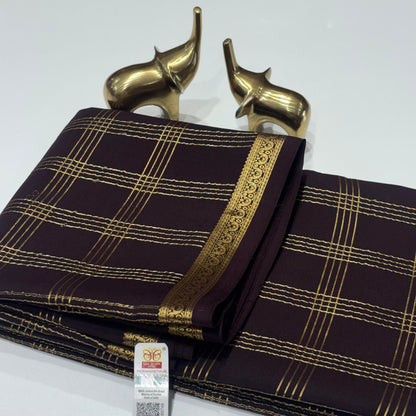 Pure Mysore Crepe Silk Saree