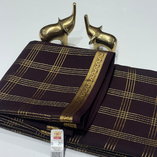 Pure Mysore Crepe Silk Saree