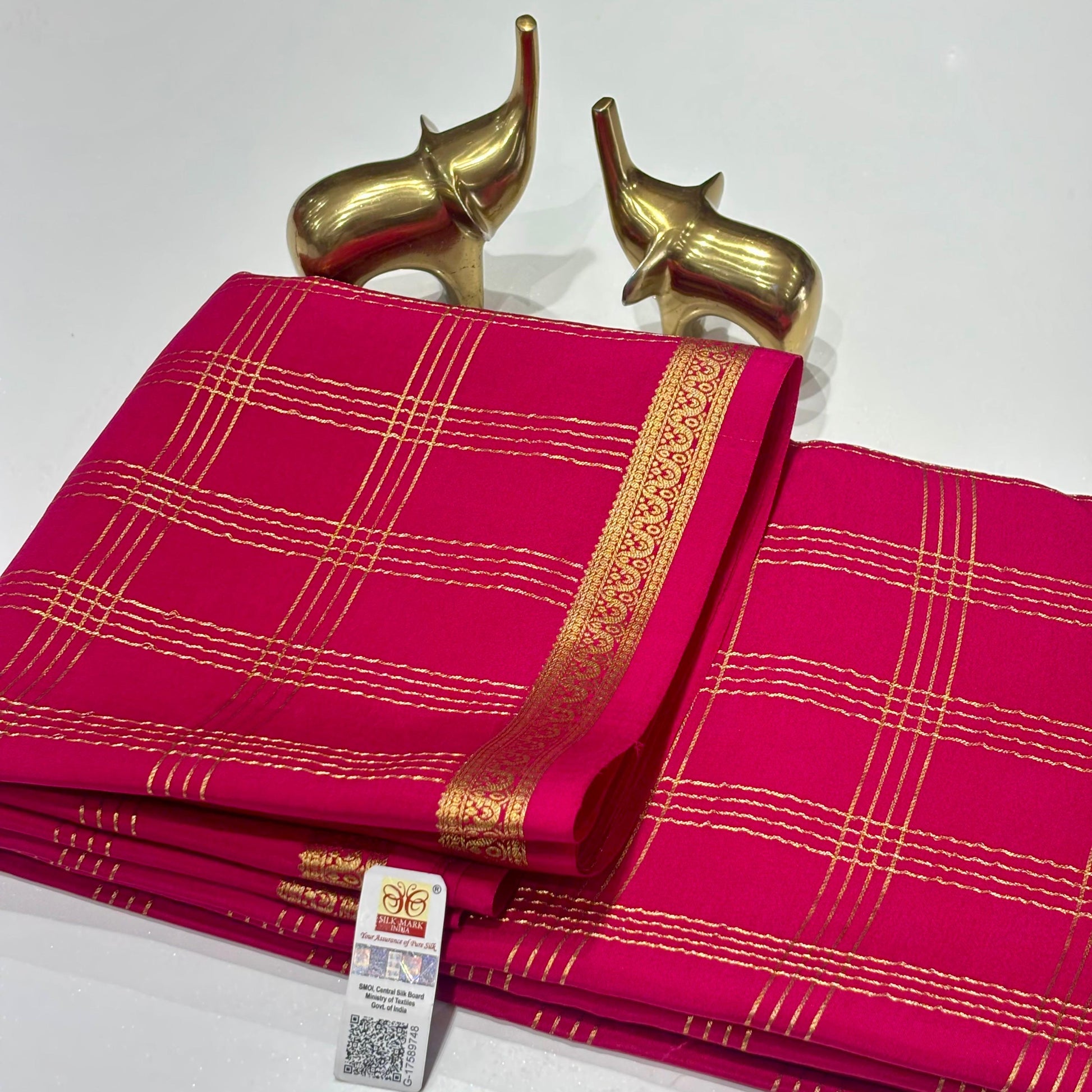 Pure Mysore Crepe Silk Saree