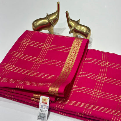 Pure Mysore Crepe Silk Saree