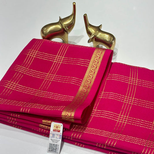 Pure Mysore Crepe Silk Saree