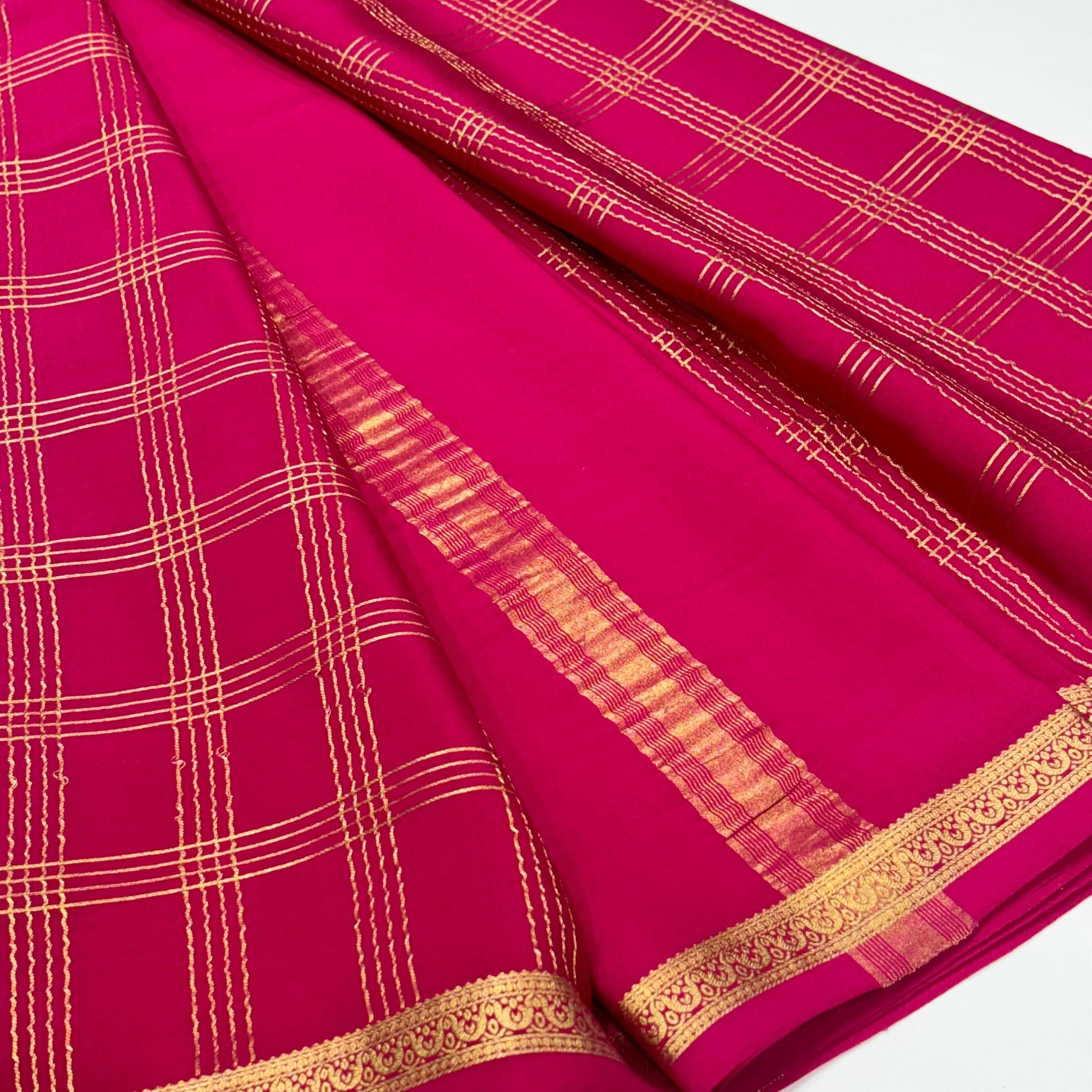 Pure Mysore Crepe Silk Saree