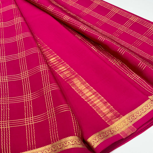 Pure Mysore Crepe Silk Saree