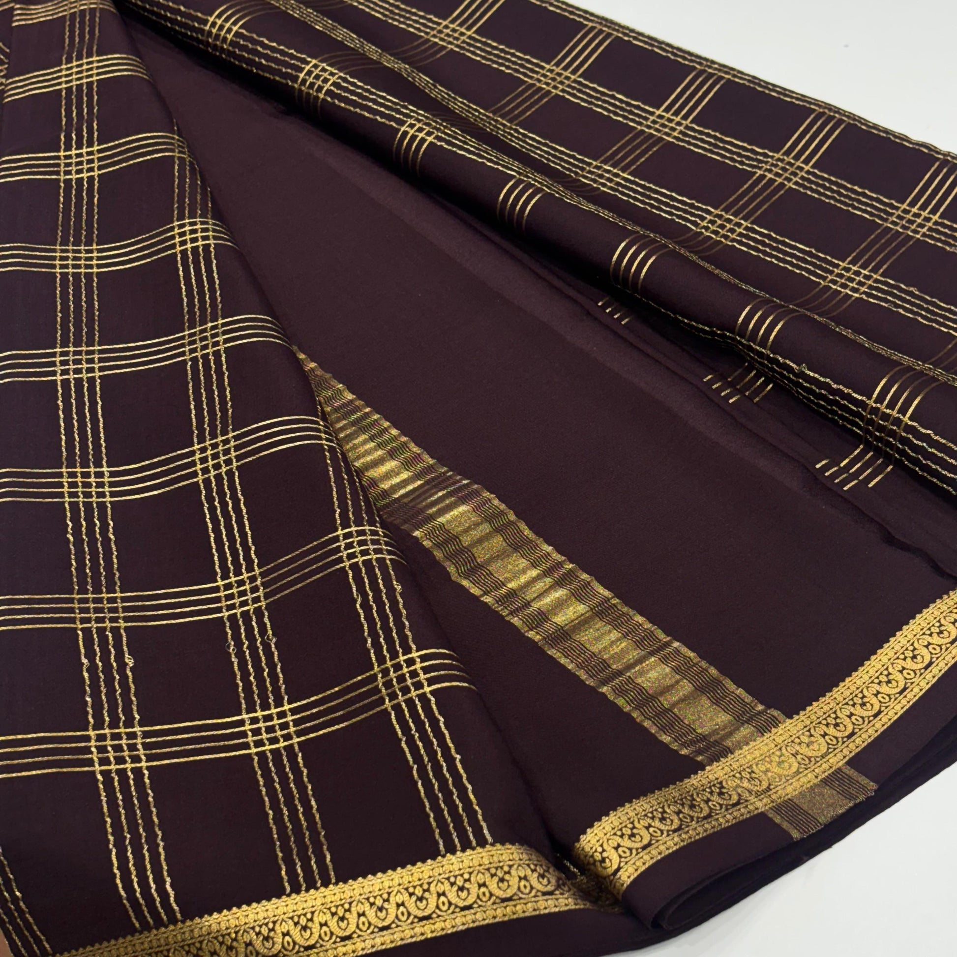 Pure Mysore Crepe Silk Saree