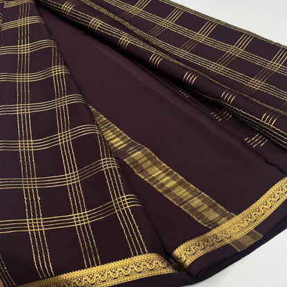 Pure Mysore Crepe Silk Saree