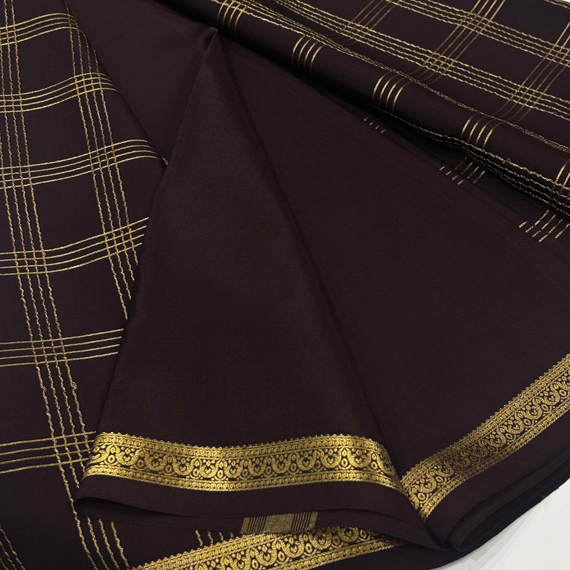 Pure Mysore Crepe Silk Saree