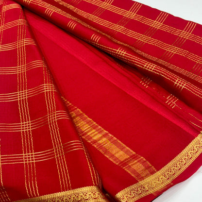 Pure Mysore Crepe Silk Saree