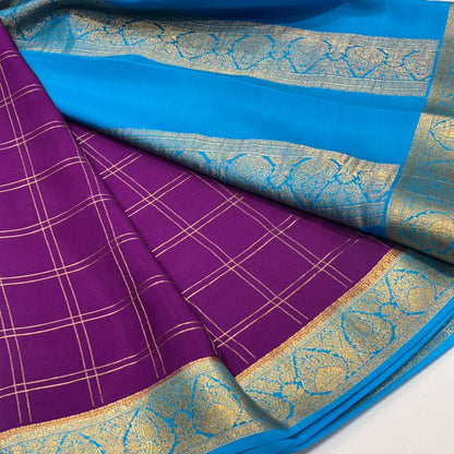 Pure Mysore Crepe Silk Saree