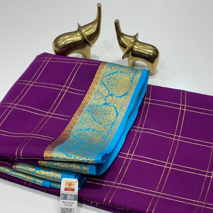 Pure Mysore Crepe Silk Saree