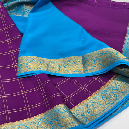 Pure Mysore Crepe Silk Saree