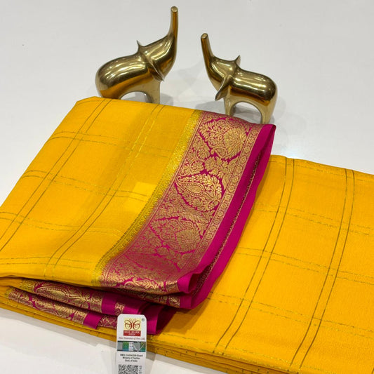 Pure Mysore Crepe Silk Saree