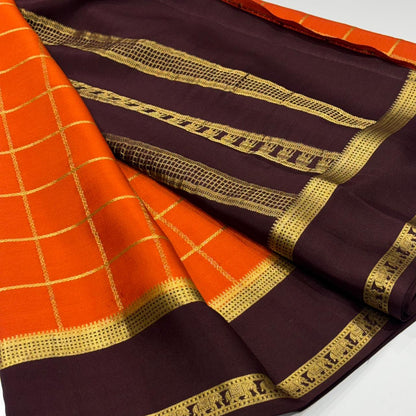 Pure Mysore Crepe Silk Saree
