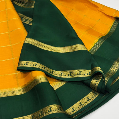 Pure Mysore Crepe Silk Saree