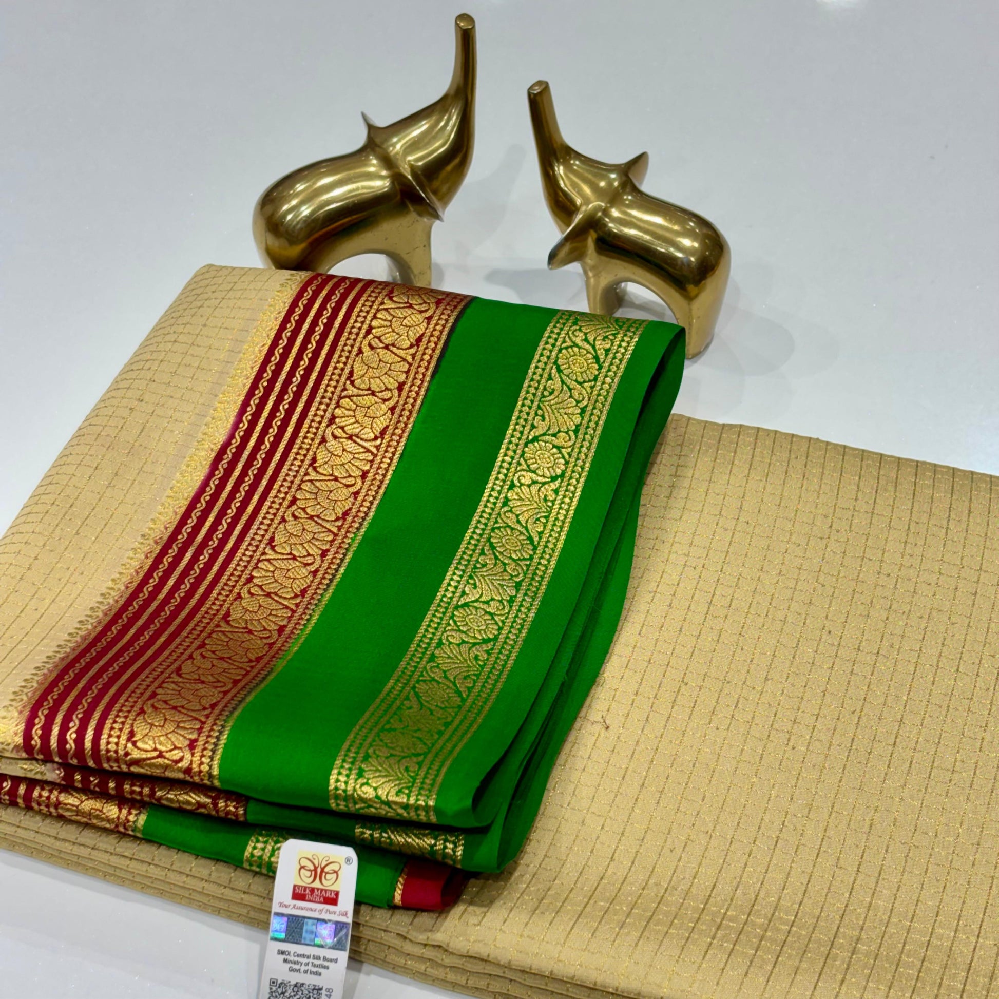 Pure Mysore Crepe Silk Saree