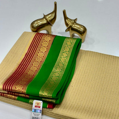 Pure Mysore Crepe Silk Saree