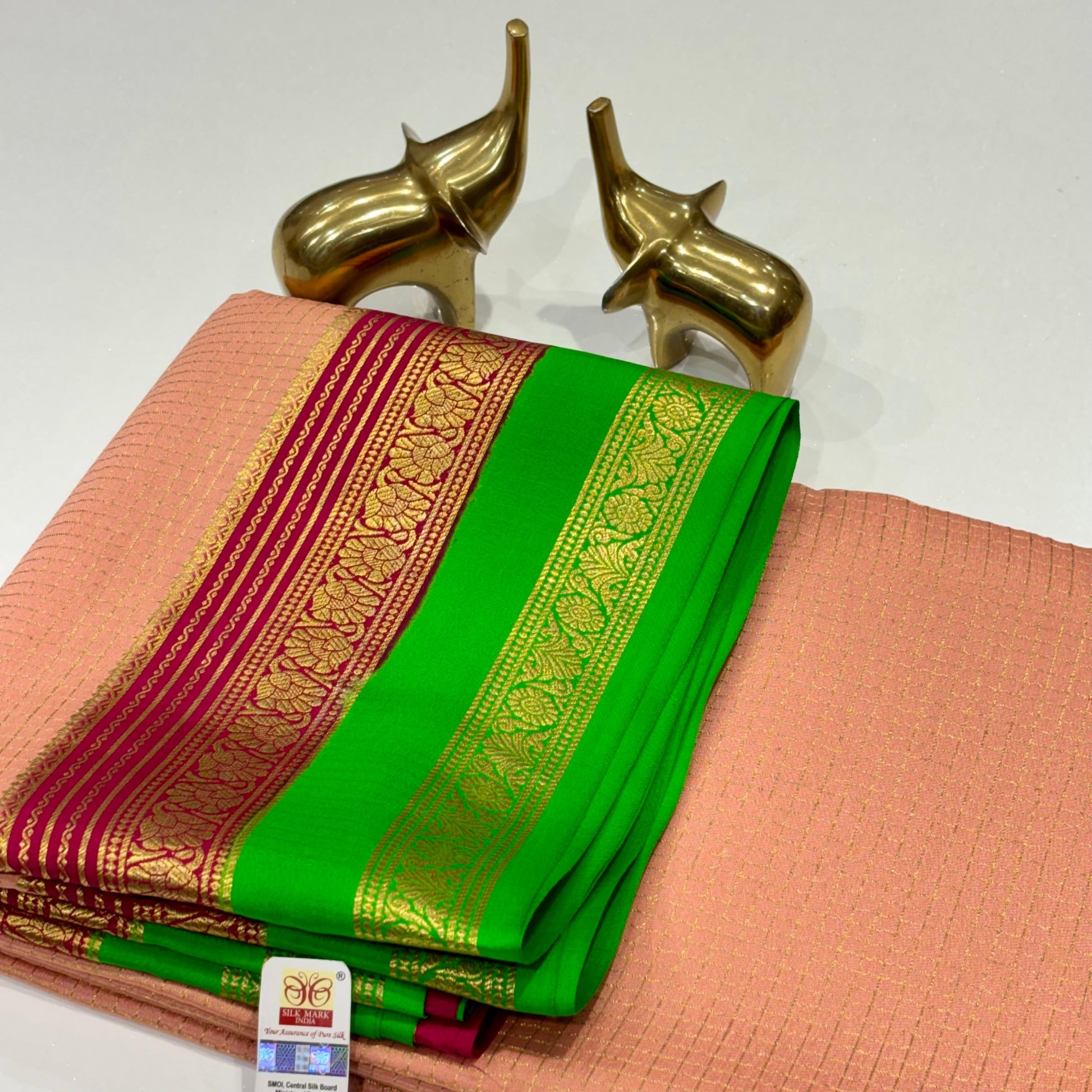 Pure Mysore Crepe Silk Saree
