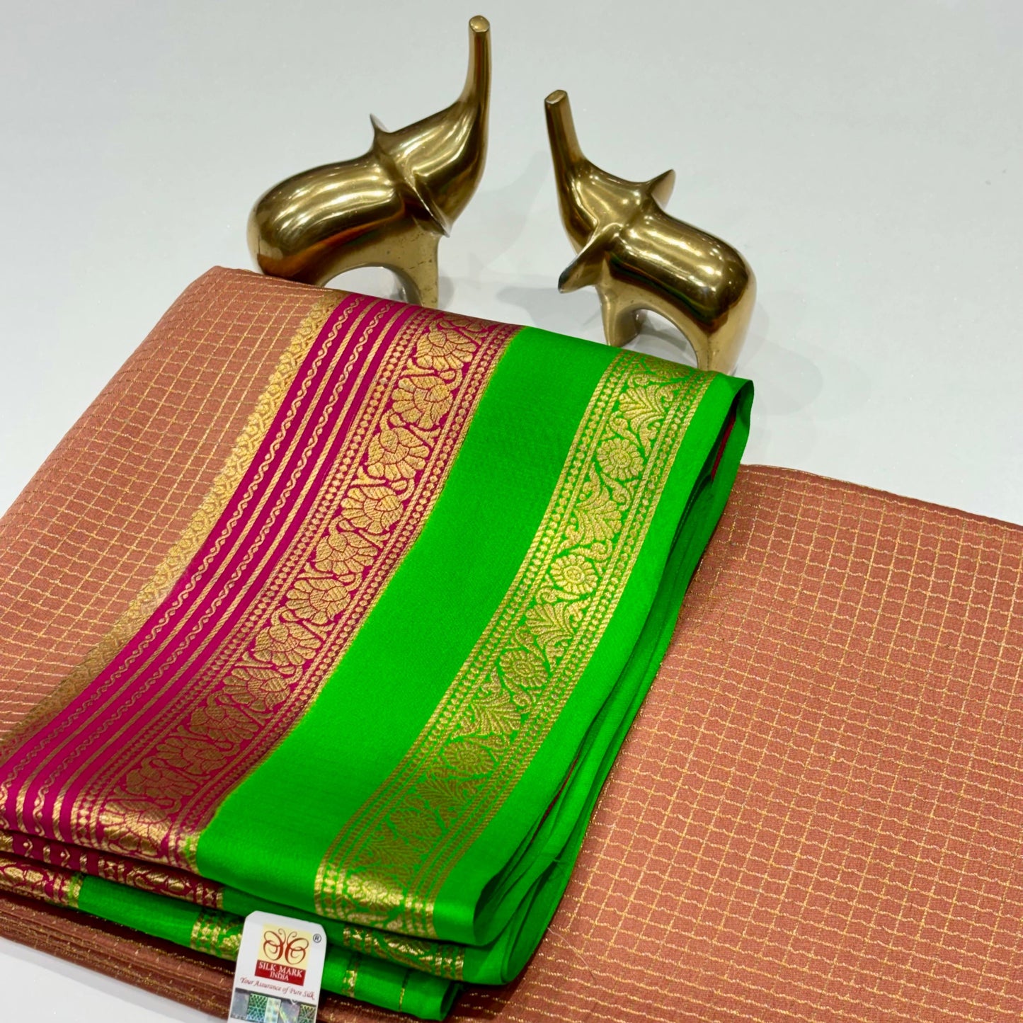 Pure Mysore Crepe Silk Saree