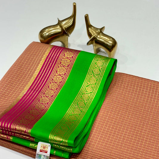 Pure Mysore Crepe Silk Saree