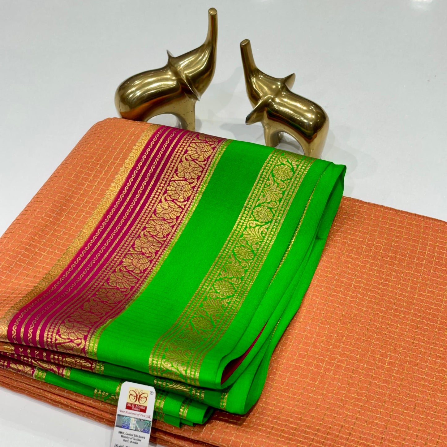Pure Mysore Crepe Silk Saree