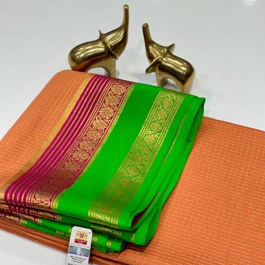 Pure Mysore Crepe Silk Saree