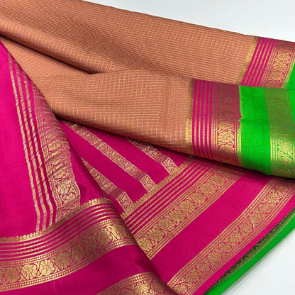 Pure Mysore Crepe Silk Saree