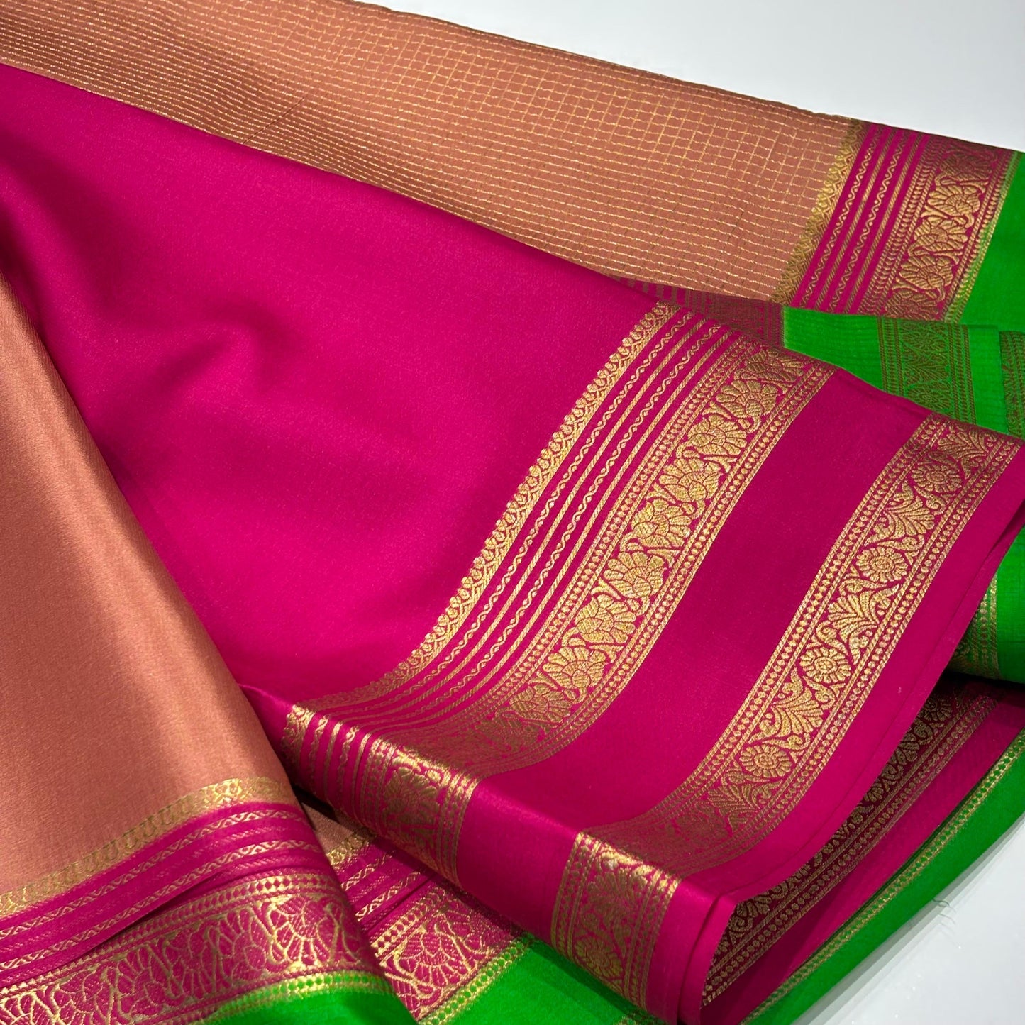 Pure Mysore Crepe Silk Saree
