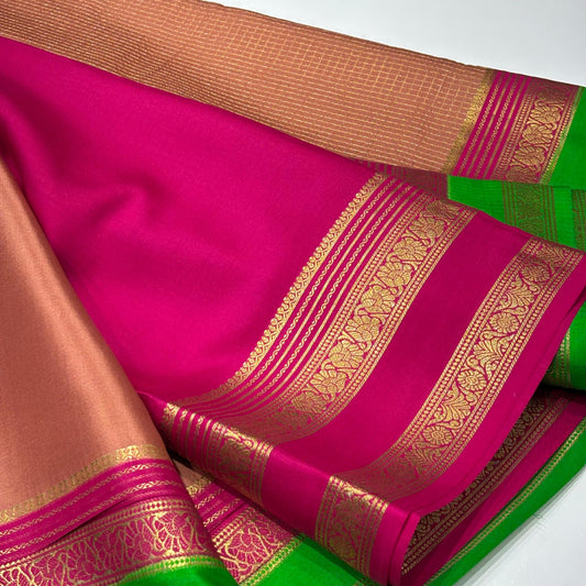 Pure Mysore Crepe Silk Saree