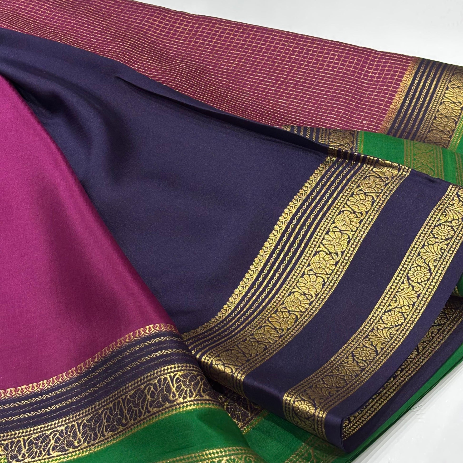 Pure Mysore Crepe Silk Saree