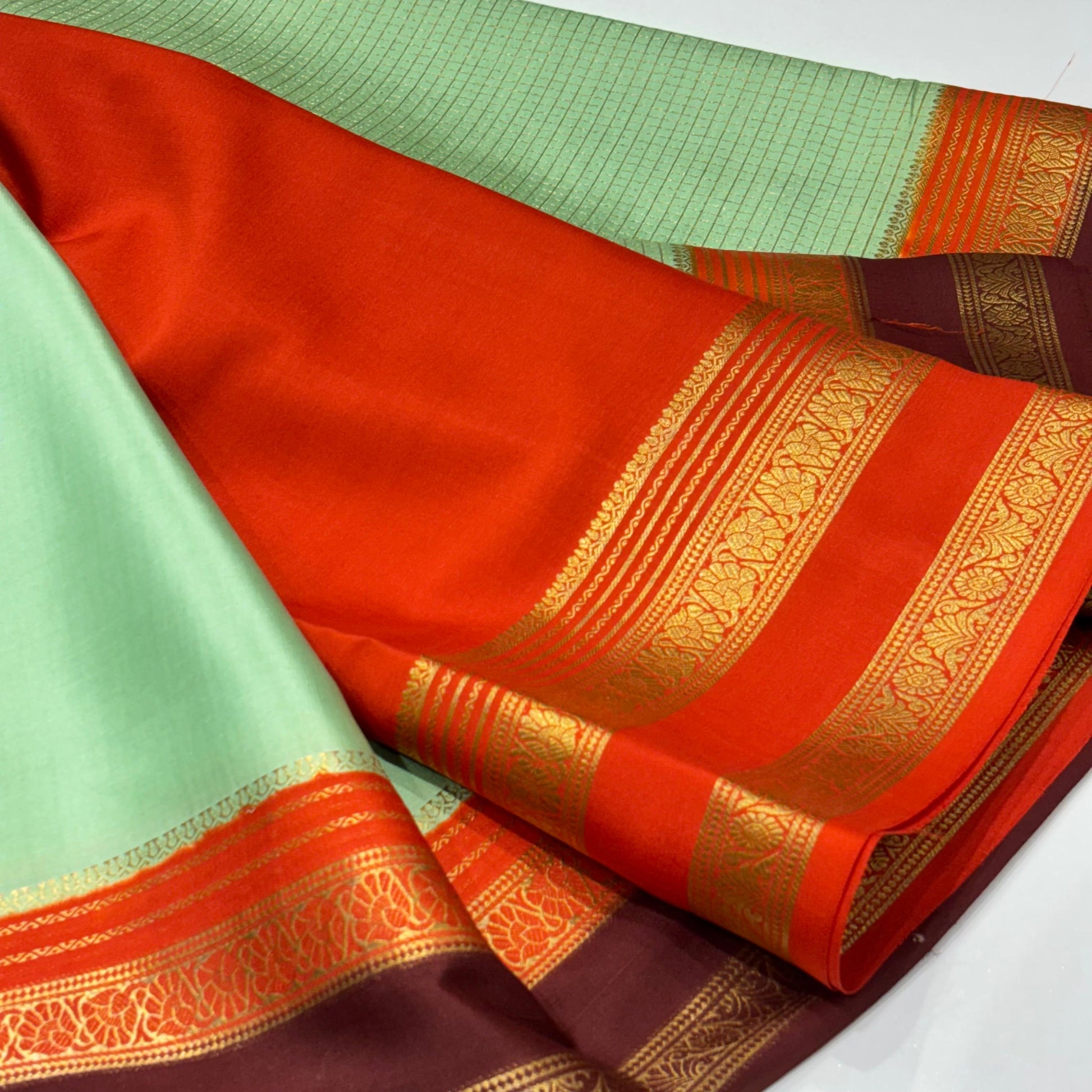 Pure Mysore Crepe Silk Saree