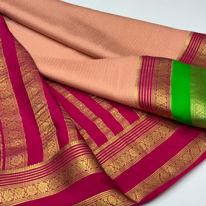 Pure Mysore Crepe Silk Saree